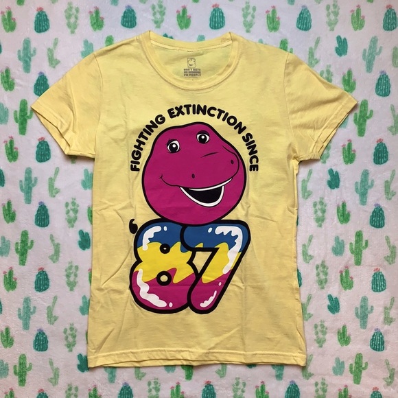 Dolls Kill Tops - Dolls Kill/Delias Barney graphic tee
